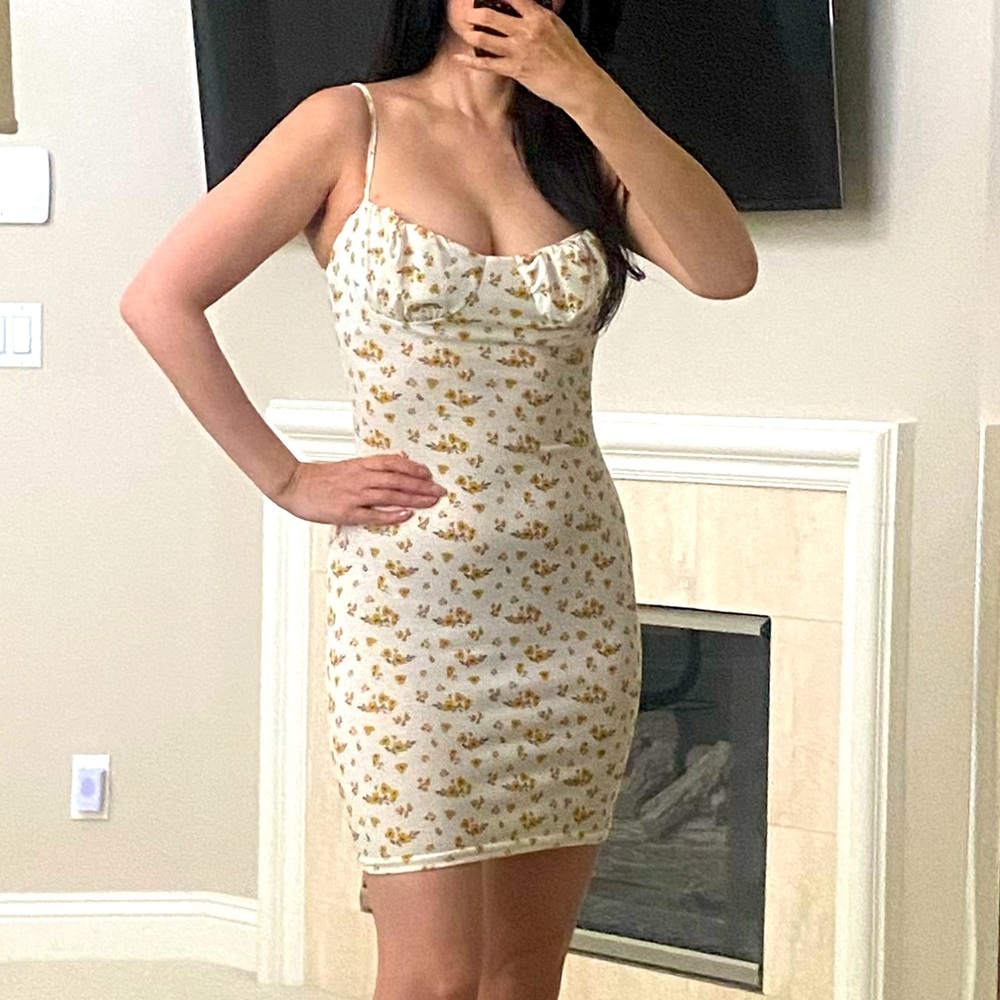 Nasty Gal Floral Mini Dress